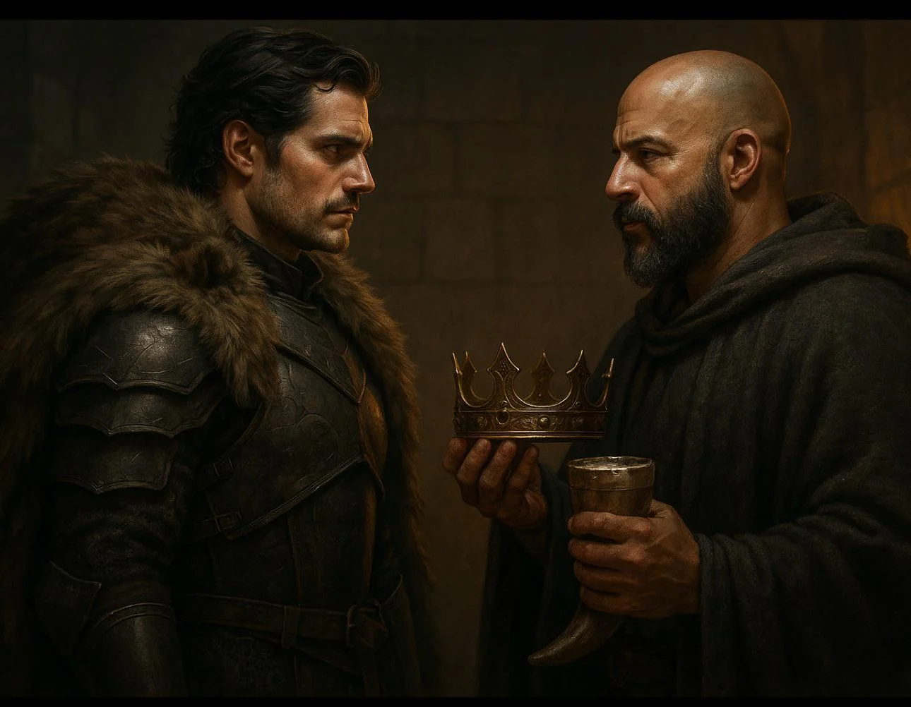 Henry Cavill as a warrior, Vin Diesel as the king. Would you watch this movie? picture 1 of 1