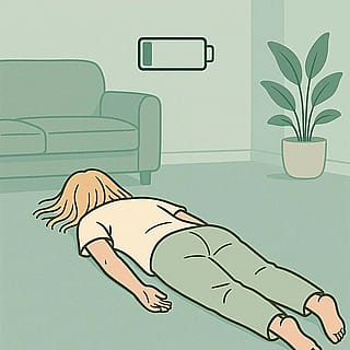 Tired.'