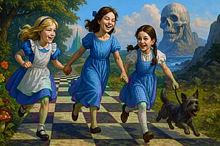 "Who needs boys to have adventures?" a fantasy crossover'