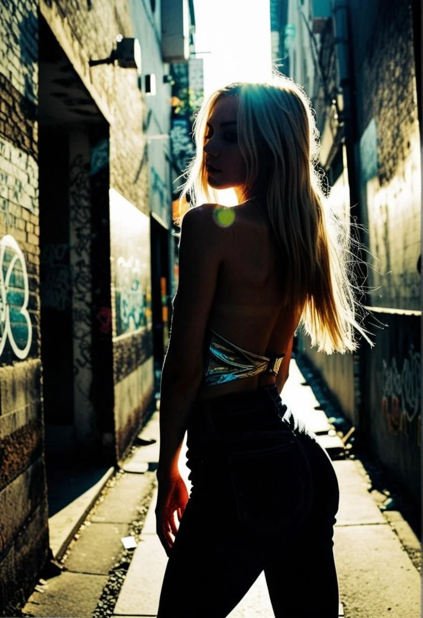 Urban Femme Fatale: A Study in Light and Shadow picture 5 of 8