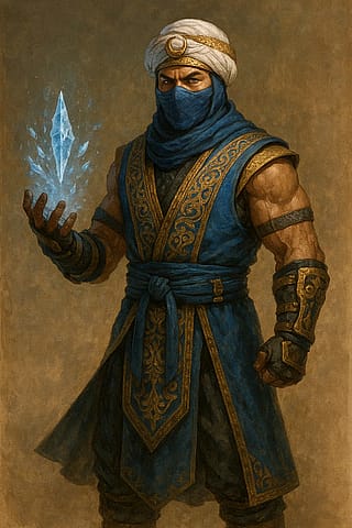 Middle Eastern-inspired Sub-Zero from Mortal Kombat'