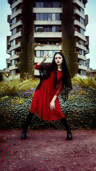 Goth Girl 8'