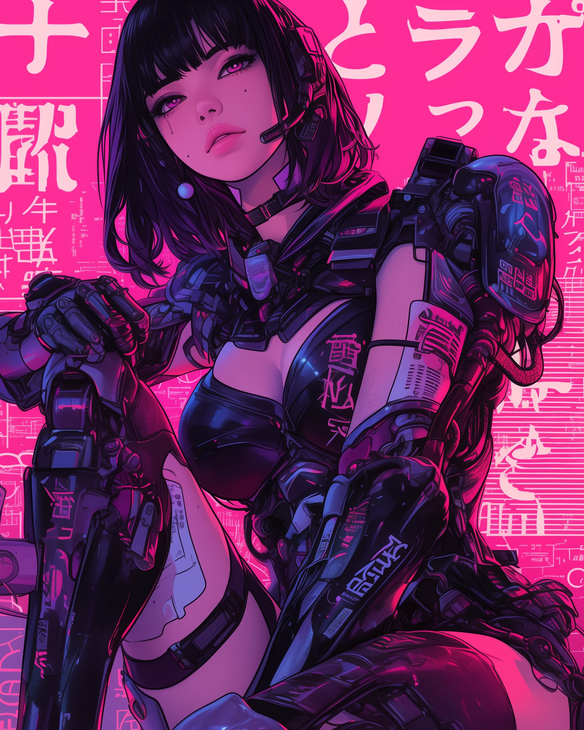 Mecha Poster Girls - by @wabi_sabi.png picture 1 of 3