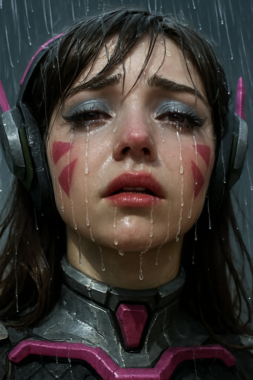 Tearful D.va in Rain picture 2 of 2