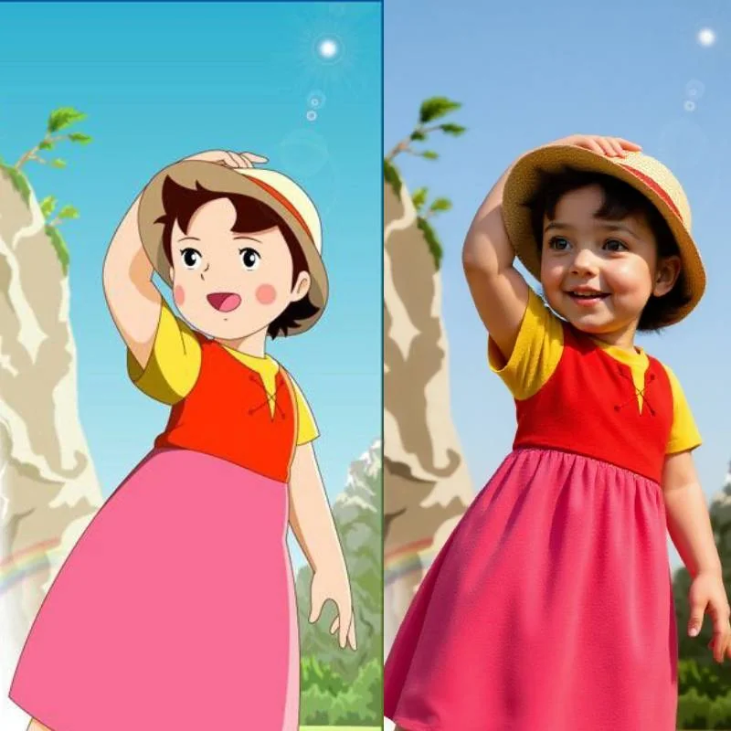 Tried turning cartoon characters into real people using AI....These turned out better than I expected picture 3 of 3