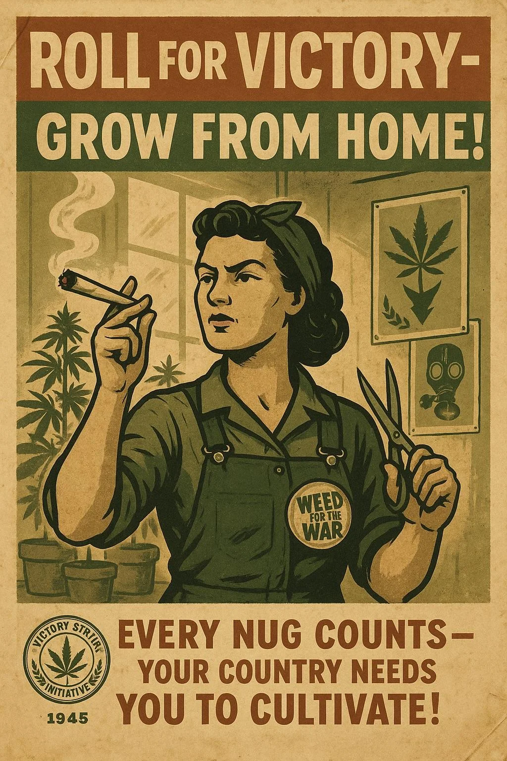 War era weed propaganda posters. picture 4 of 4