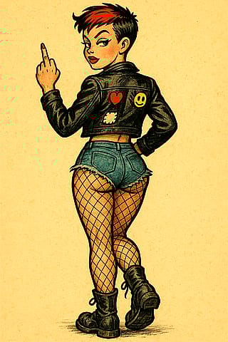 Punk Pin-Up'
