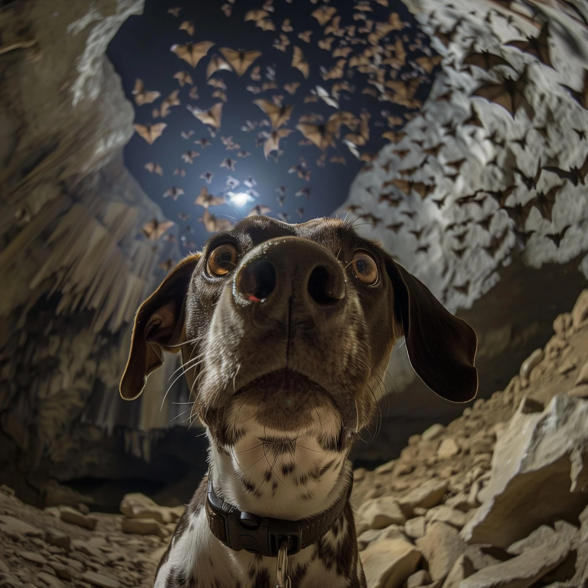 German shorthaired Pointer takes selfies with wild animals picture 6 of 12