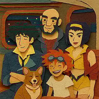 Cowboy Bebop shadow box (fail)'