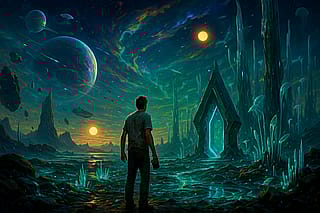 A man finds himself teleported to another universe'