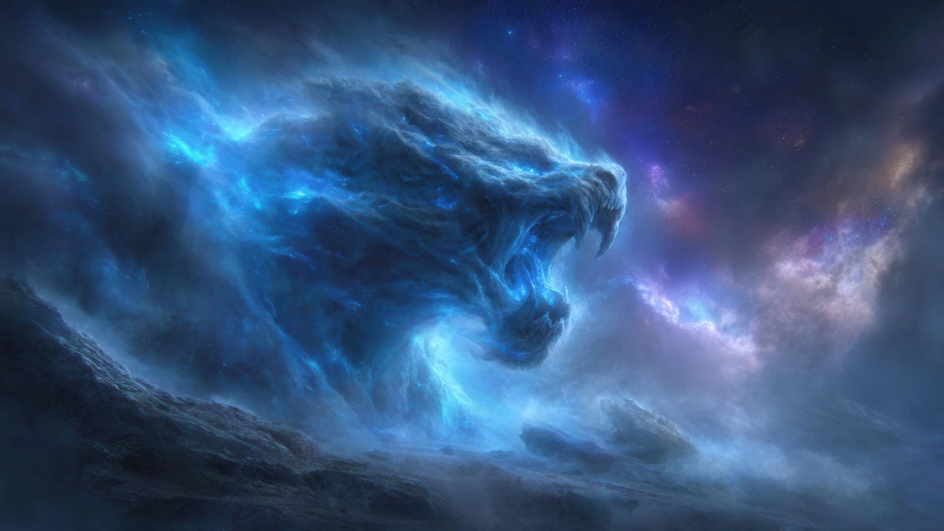Ancient cosmic beast roars across the stars picture 1 of 1