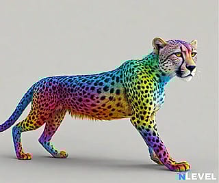 Rainbow animals'