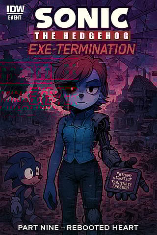 Concept Sonic comics based on the .exe mythos'