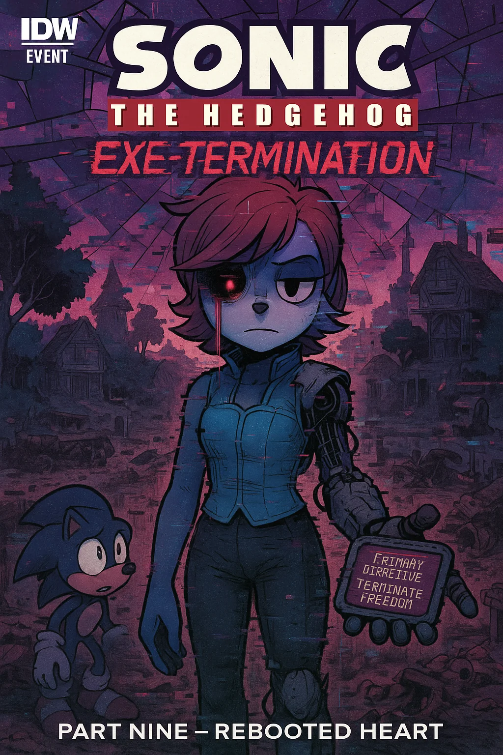 Concept Sonic comics based on the .exe mythos picture 1 of 12