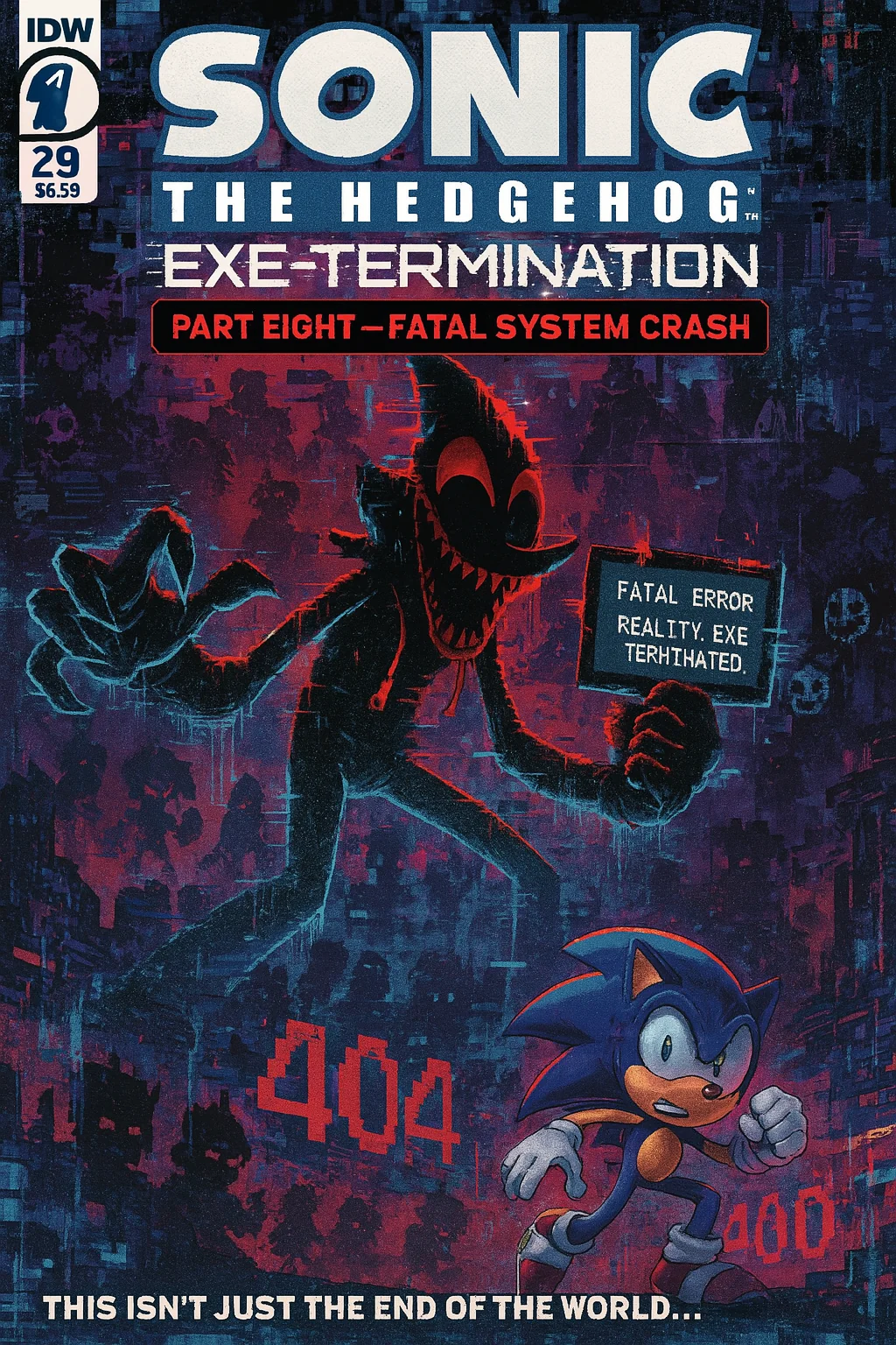 Concept Sonic comics based on the .exe mythos picture 10 of 12