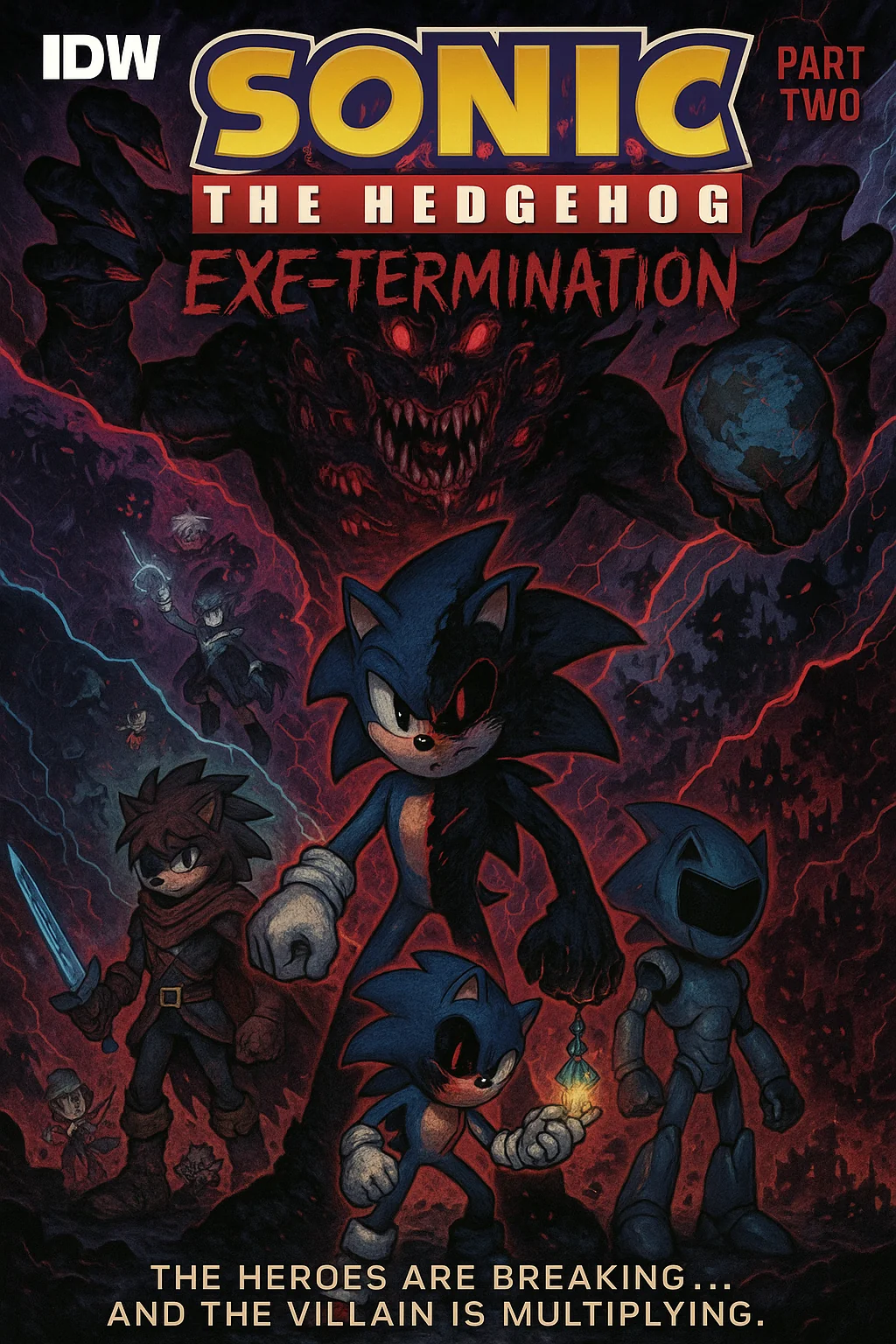 Concept Sonic comics based on the .exe mythos picture 11 of 12