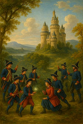 Rococo-Style, Château de Pierrefonds on top of mount Greylock'