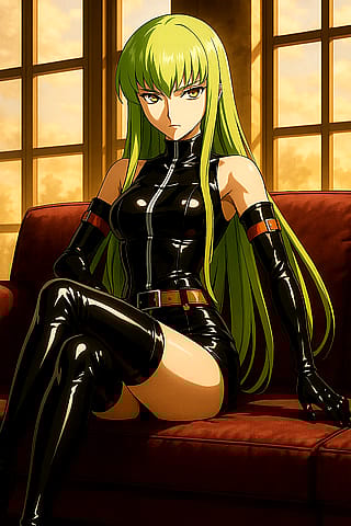 C.C. (Code Geass) in latex'