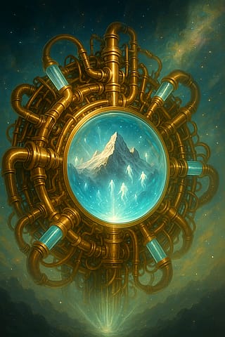 The Dream Engine’s Memory: Spirits Climbing Toward the Light'