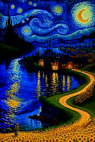 Van Gogh style~'