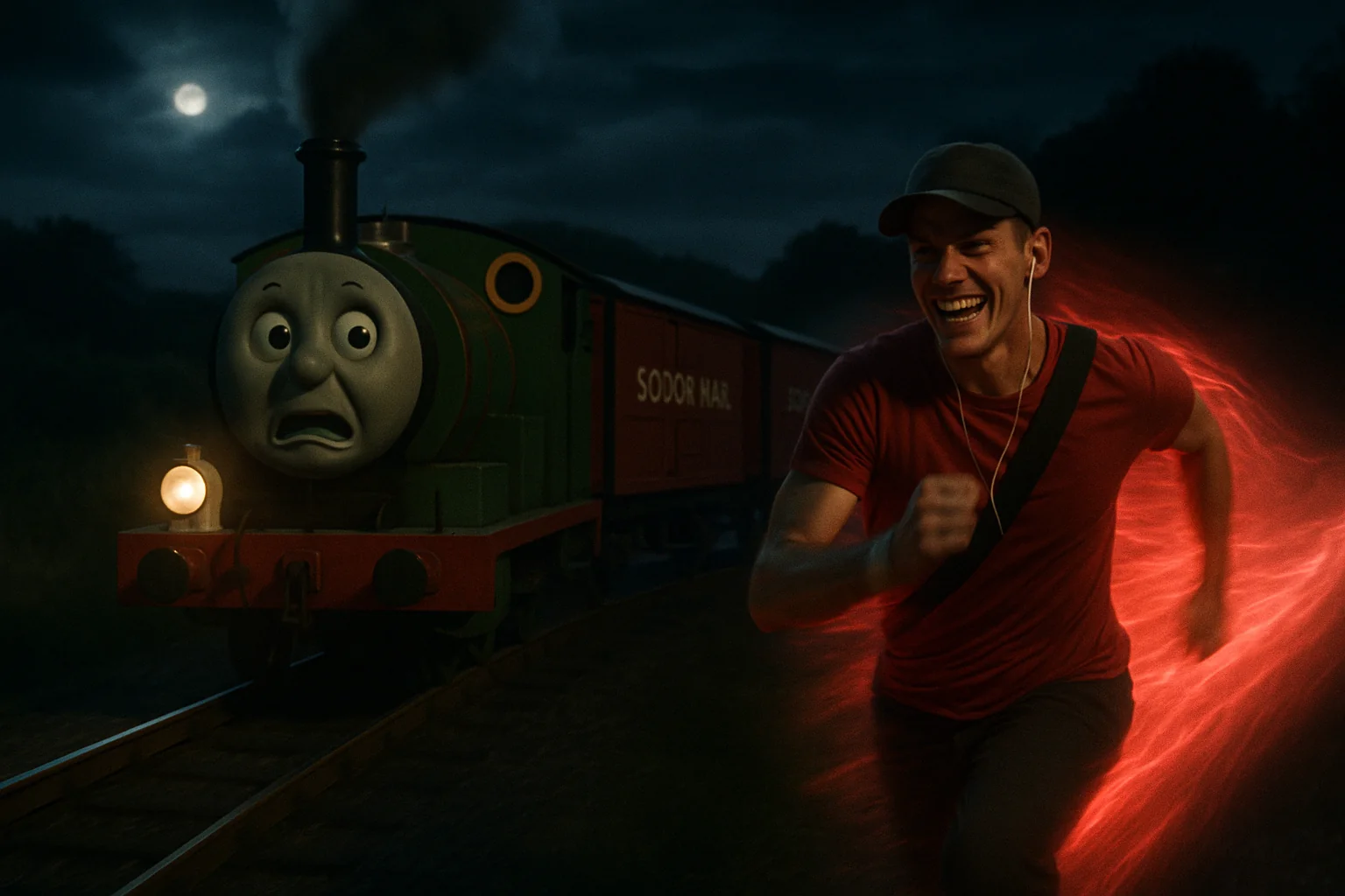 Racing against Percy picture 1 of 1