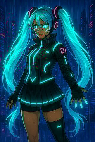 Cyberpunk Miku'
