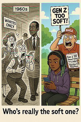 Who's really the soft one?'