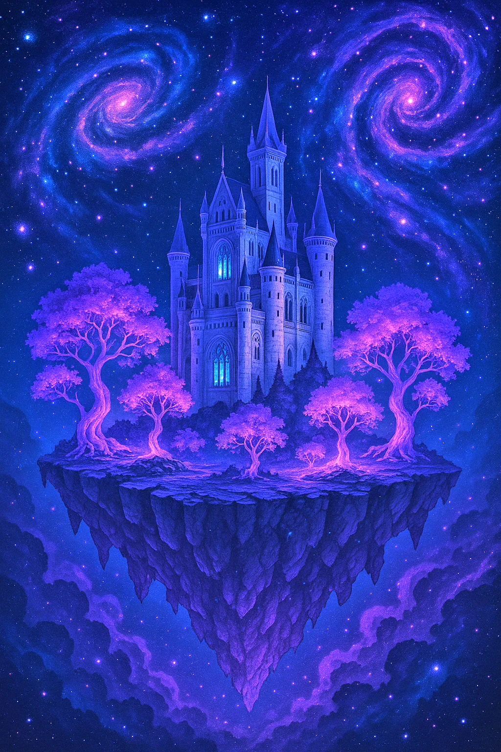 Castle on a floating island picture 1 of 1