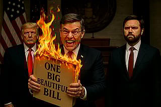 Someone set fire to the bill. Uhh, anyone made a copy?'