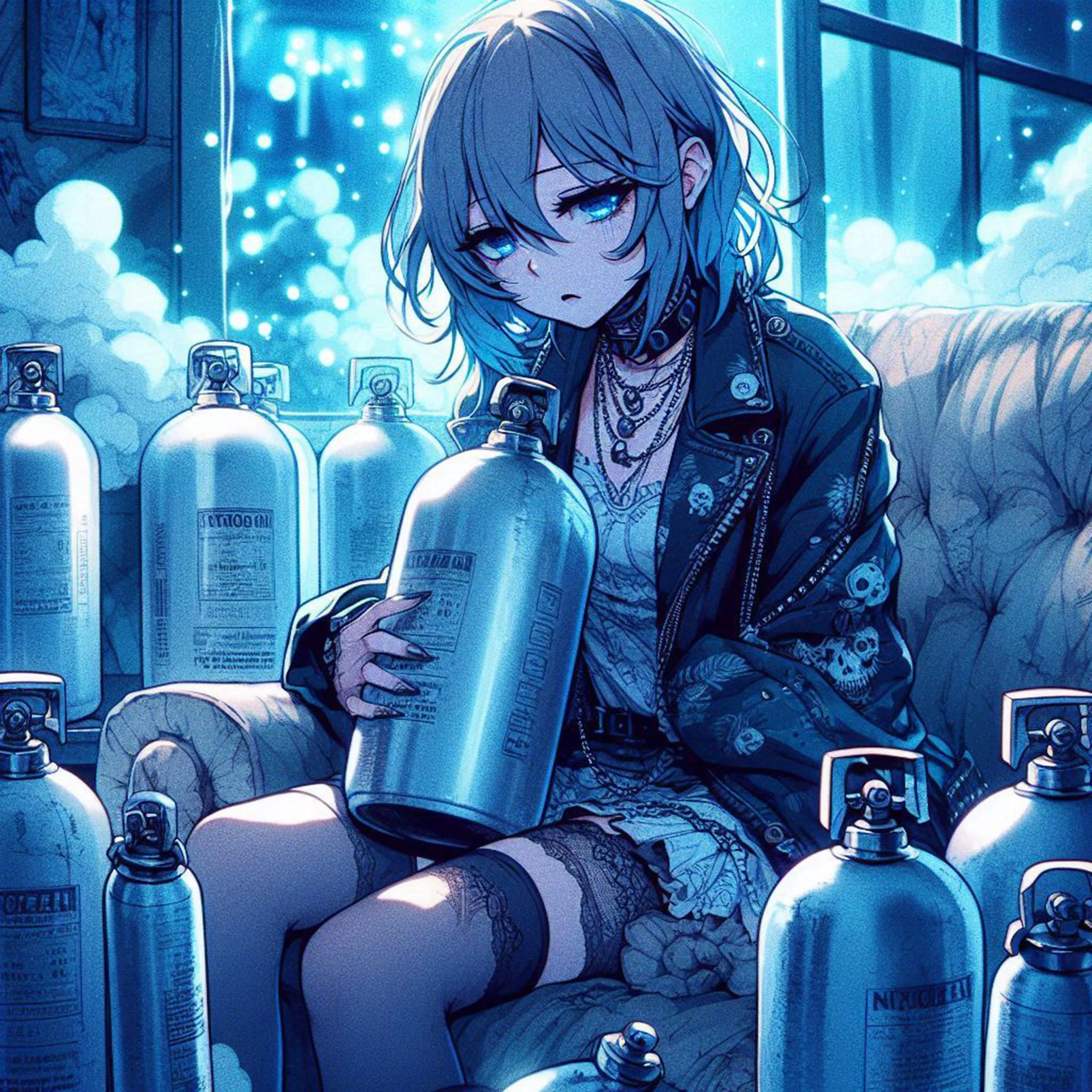 Here's some more anime girls I generated for my YT music channel picture 4 of 12