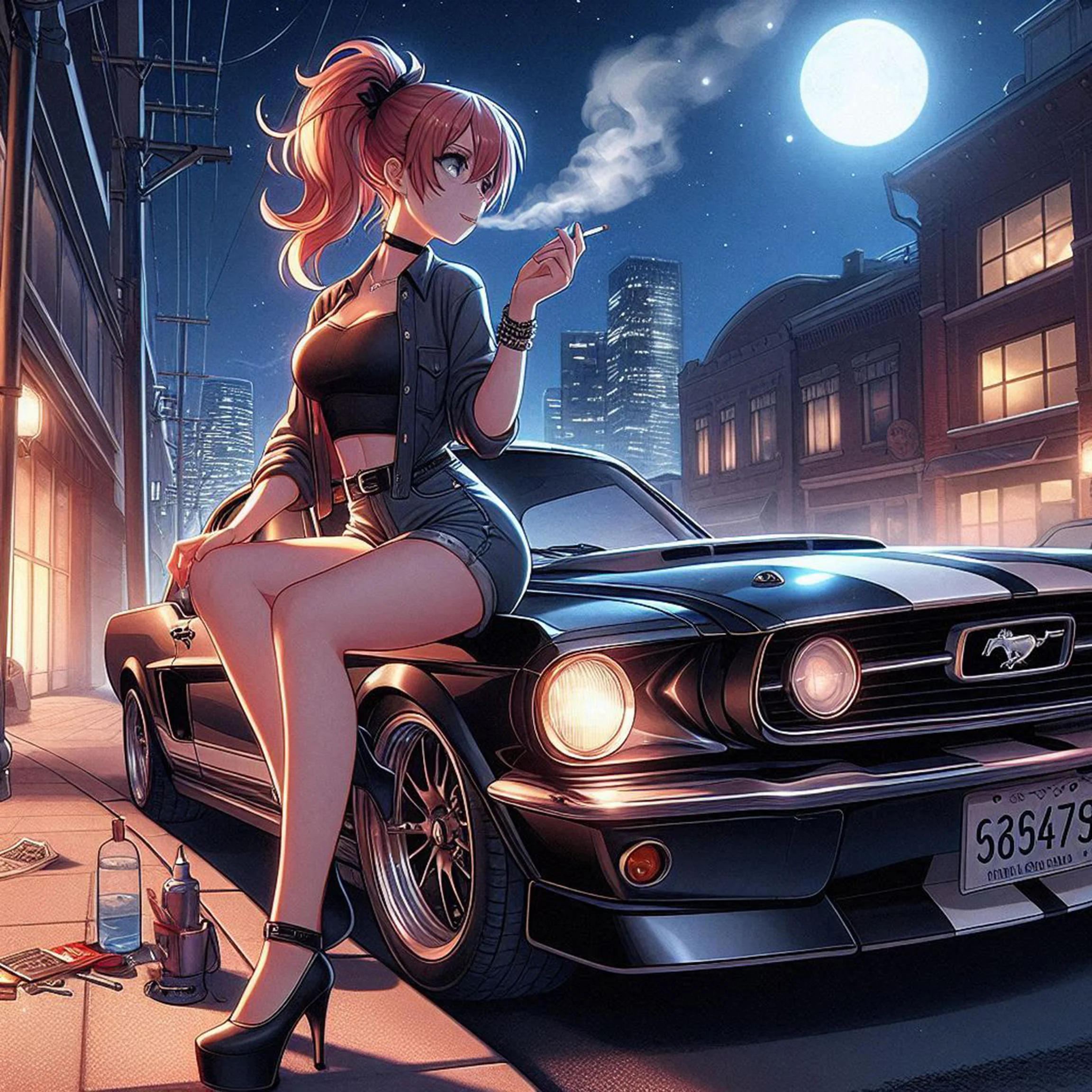 Here's some more anime girls I generated for my YT music channel picture 6 of 12