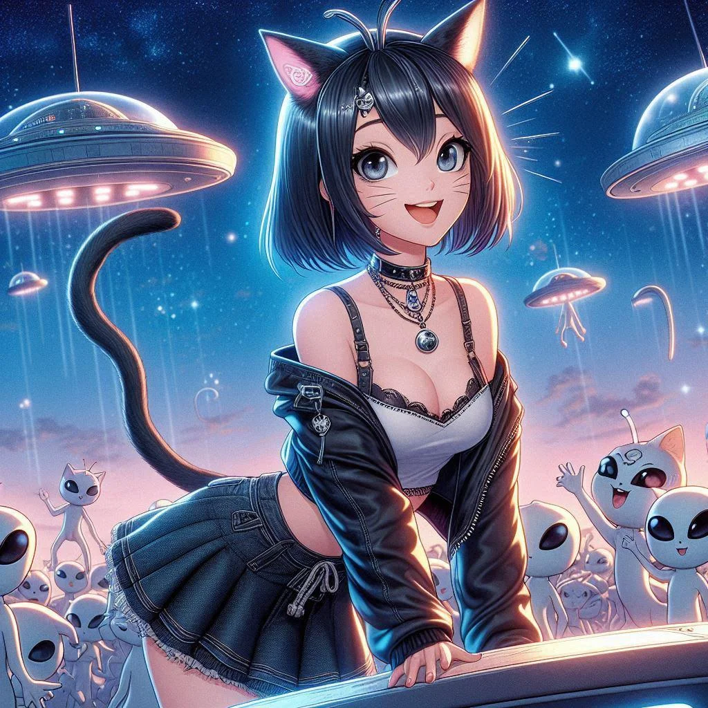 Here's some more anime girls I generated for my YT music channel picture 9 of 12