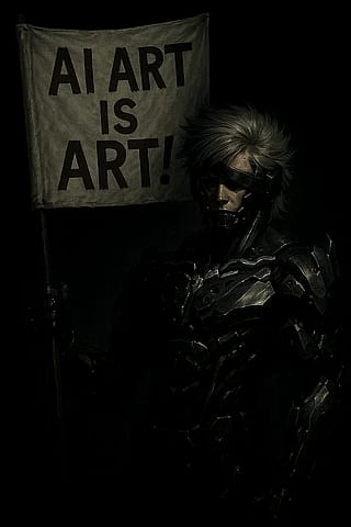 Standing here, I realize... AI Art is indeed real Art...'