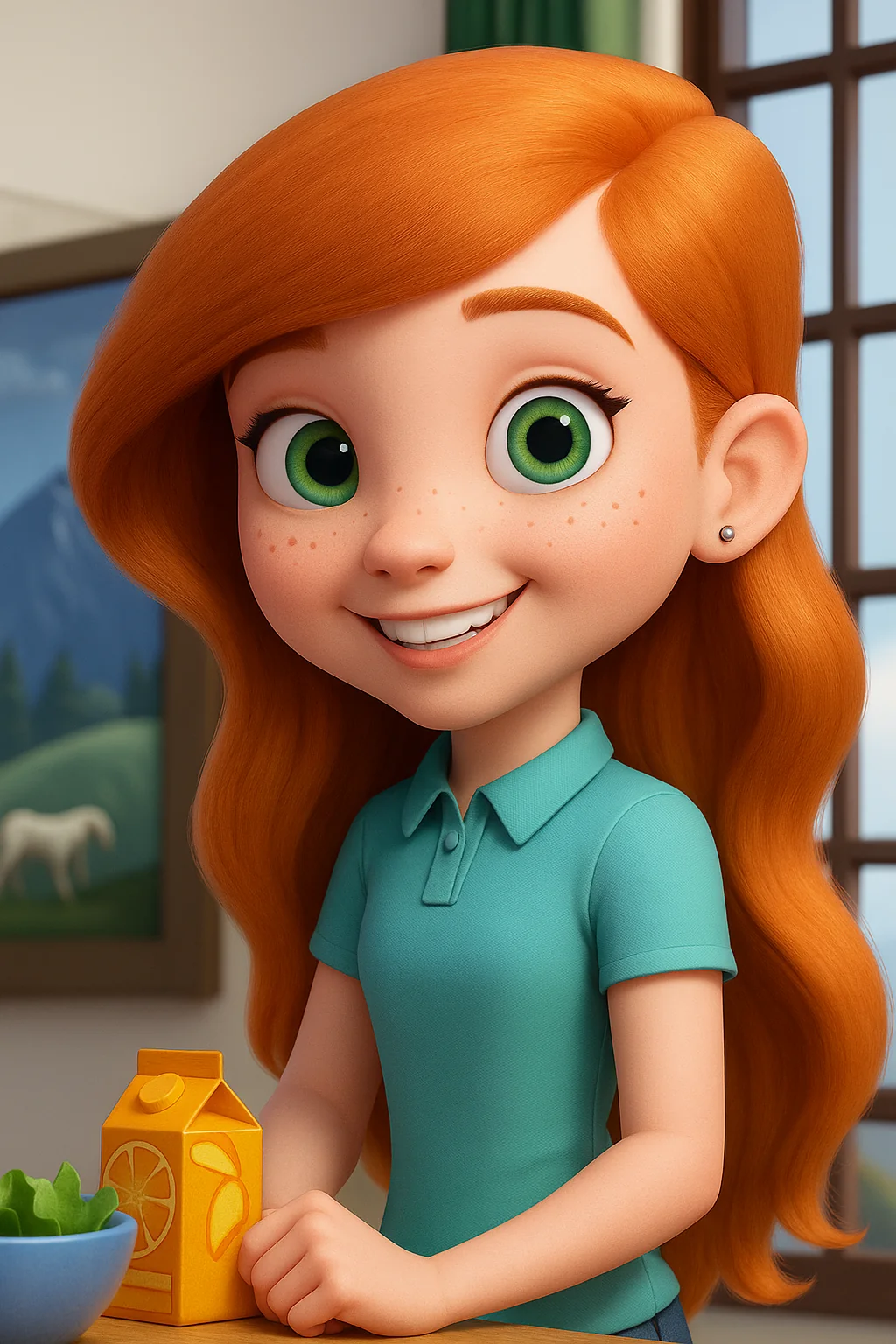 I turned Zoey Stilton from Horseland into a 3D cartoon. What do you think? picture 1 of 1