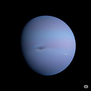 A 4k recreation of Neptune as seen from voyager probes minus the 70s cameras and post image enhancements by nasa.'