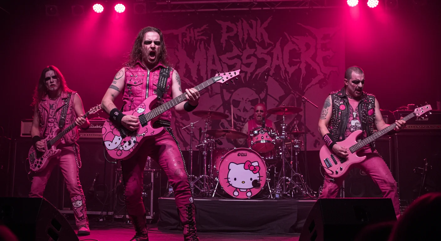 "The Pink Massacre Band - Hello Kitty Metal" picture 1 of 1