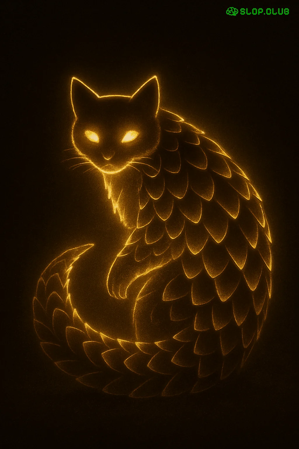 Cat with armadillo armor picture 1 of 1