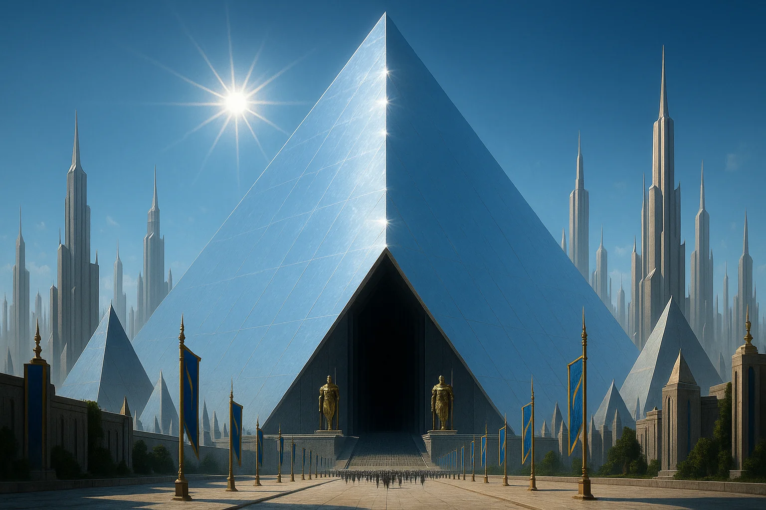 Illustrations made for my SF story, The Heart of Unity picture 4 of 9