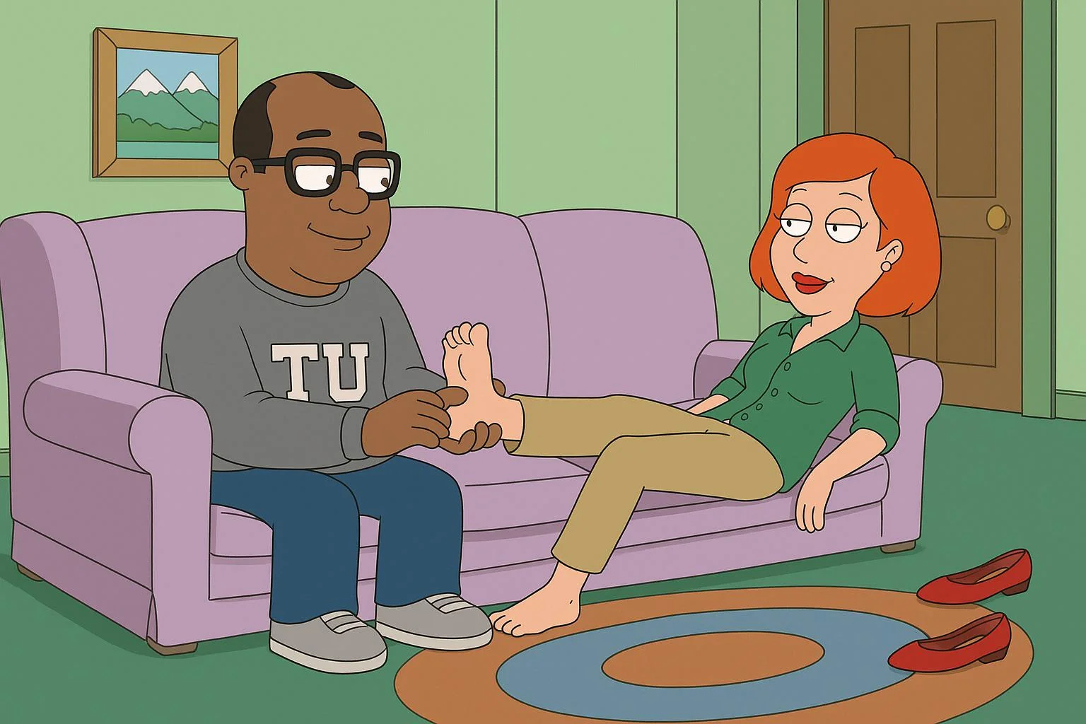 Family Guy if I were the Guy [Galaxy AI]. picture 1 of 1