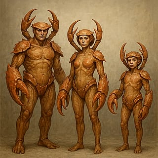 If Humans evolved from Crustaceans'
