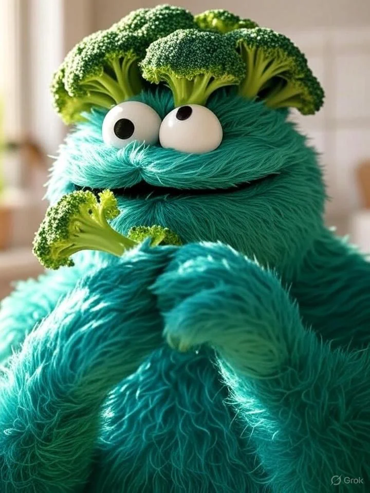 Broccoli Monster: Cookie Monster's healthier cousin picture 1 of 1