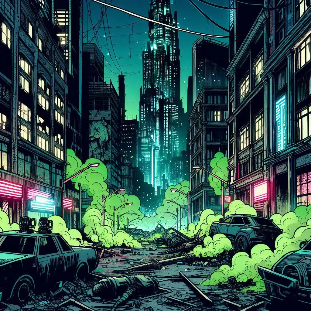 Desolated City Street picture 1 of 1