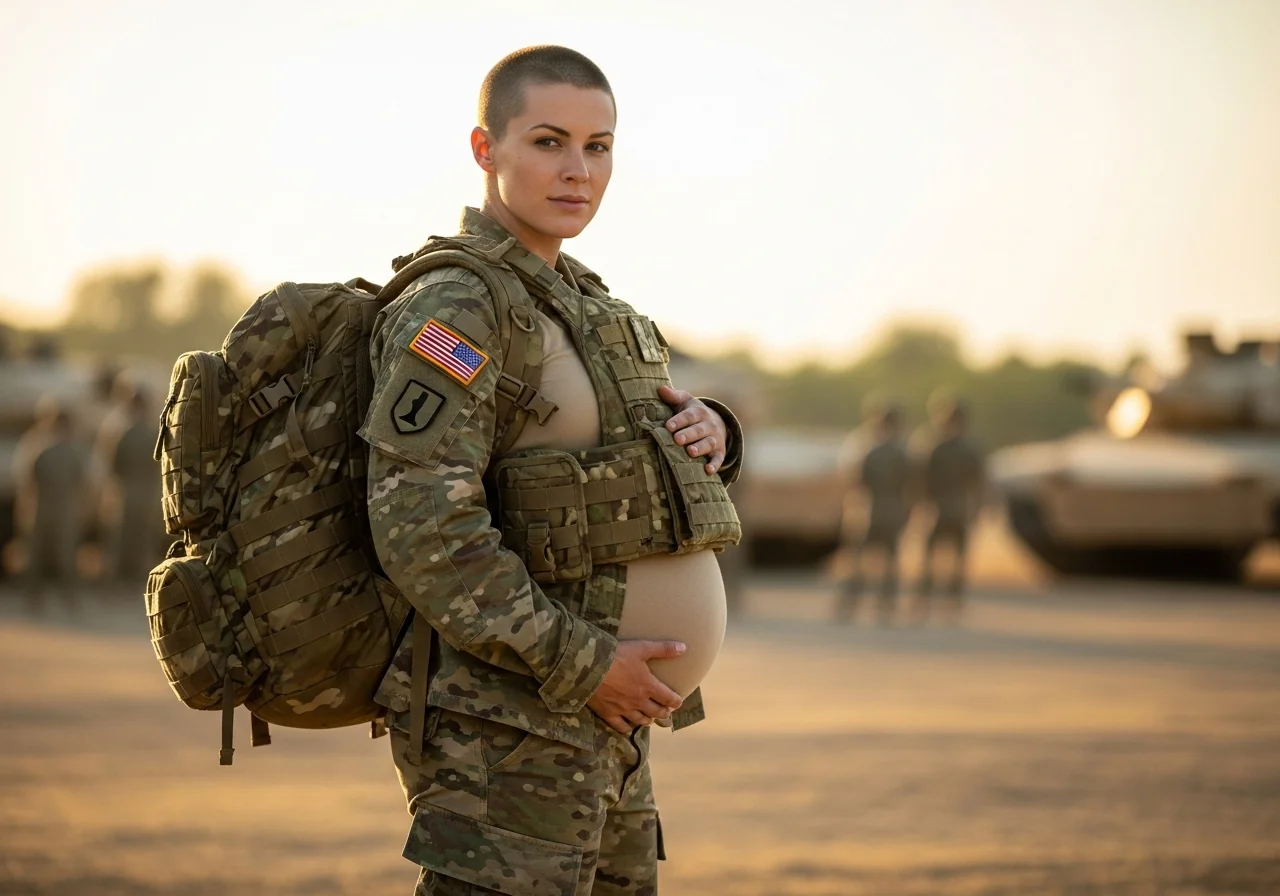 Military Maternity Photos picture 2 of 3