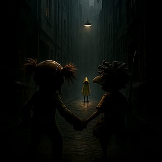 What would happen if they bumped into "Six" from Little Nightmares 1 and 2?'