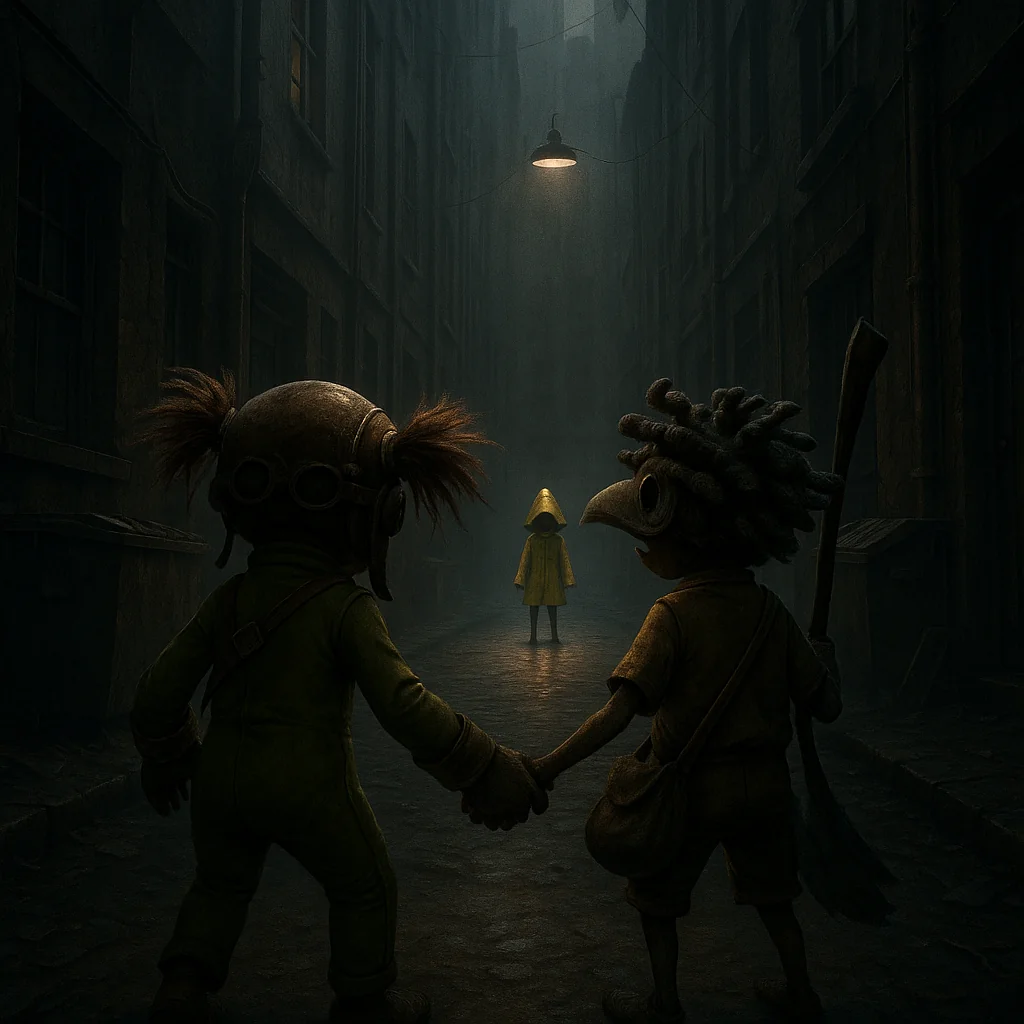 What would happen if they bumped into "Six" from Little Nightmares 1 and 2? picture 1 of 1