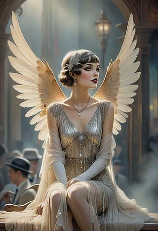The Angel of the Art Deco Twilight'
