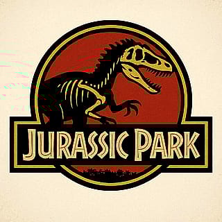 The Jurassic Park logo if they had used Allosaurus, the top predator from the Jurassic'