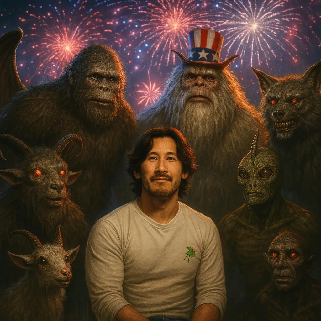 My sister and I exchanged some 4th of July tomfoolery. This is my favorite contribution. picture 1 of 1