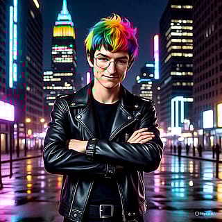 My favorite AI generated image of me.'