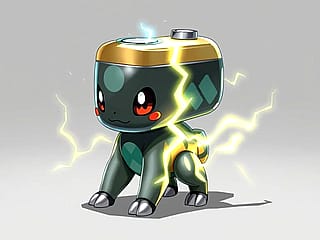 Battery as Pokémon'